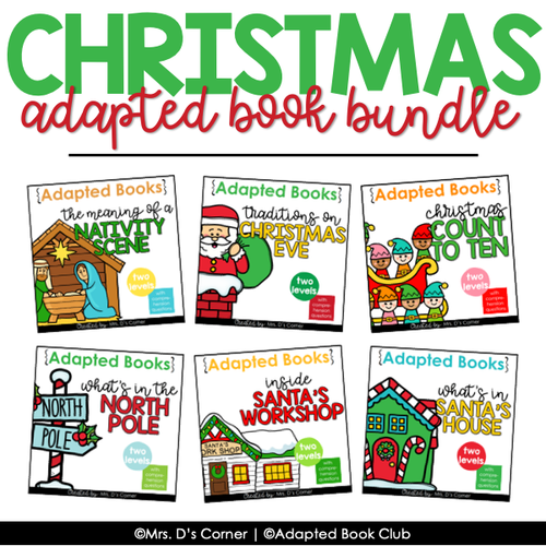 Christmas Bundle of Adapted Books [Level 1 and Level 2] Fiction + Nonfiction
